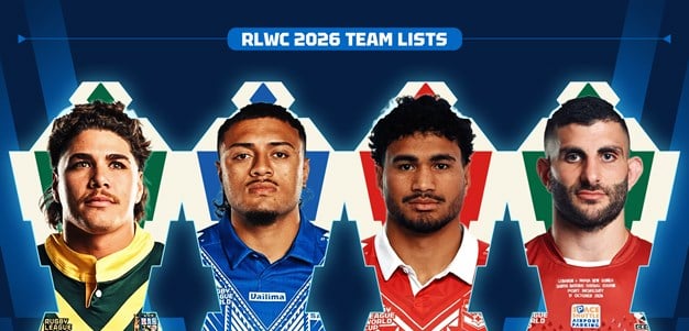 World Cup team lists: Men's Round 1