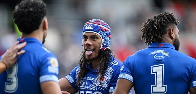 'Old man' Luai full of praise for Samoa young guns