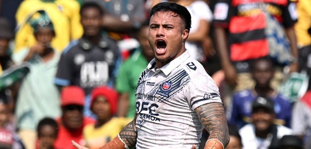 Leniu inspires Samoa to dominant win over PNG