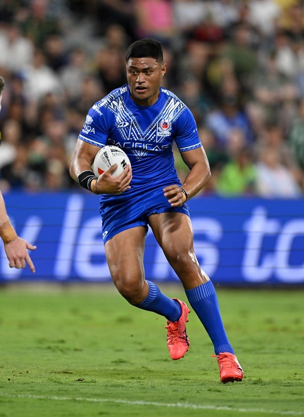 Stefano Utoikamanu played two Tests for Samoa at the 2023 Pacific Championships.
