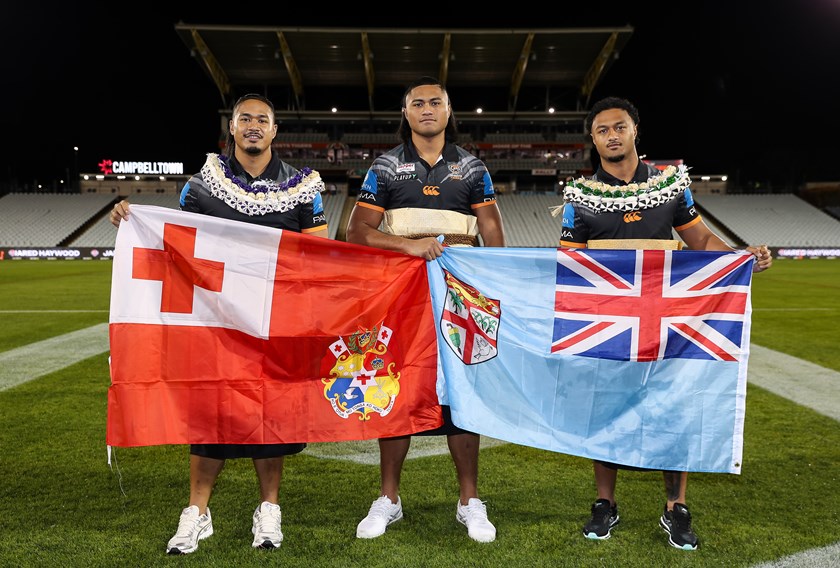 The Fainu brothers, Latu, Samuela and Sione,  are the subject of a tug of war between Fiji and Tonga. 
