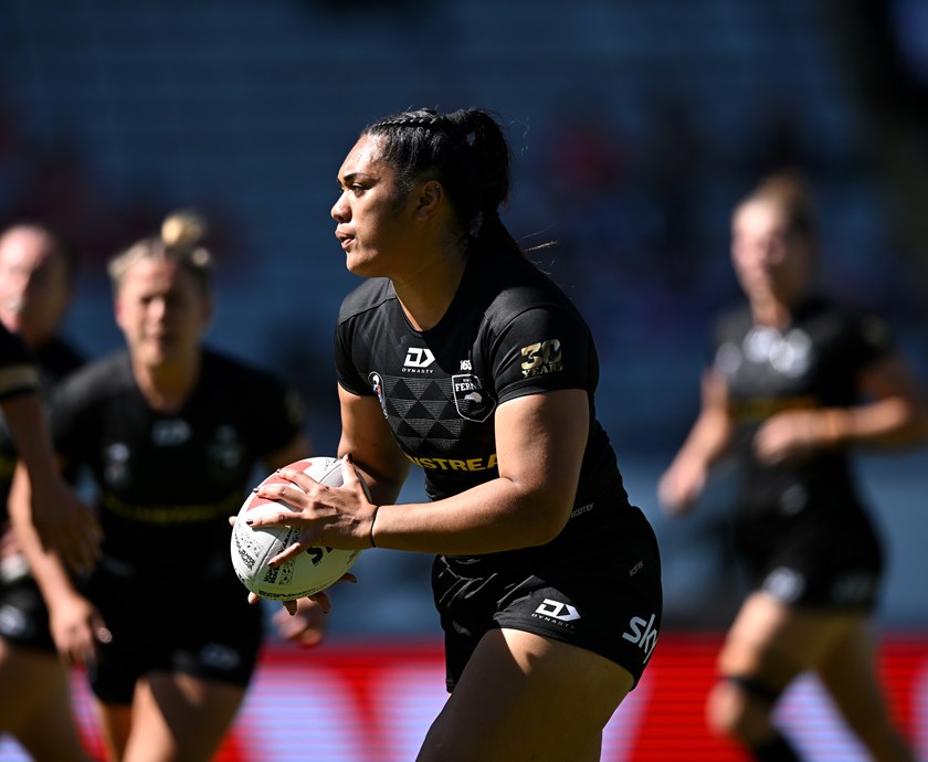 Otesa Pule is determined to help the Kiwi Ferns topple the Jillaroos at RLWC26