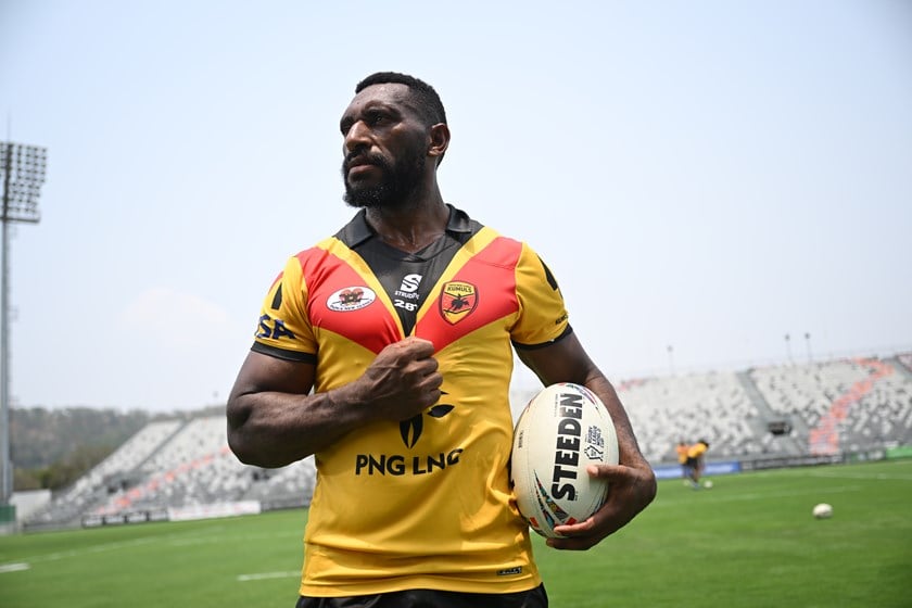 Kumuls secondrower Nixon Putt was inspired by the pilgrimage of 25 tribesmen from Mt Hagen to watch him play at the World Cup.