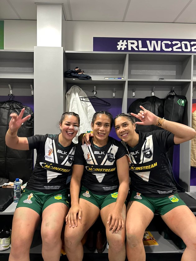 Shannon Mato could be wearing a New Zealand jersey at RLWC2026 and other players, including Kennedy Cherrington (left) could join her.