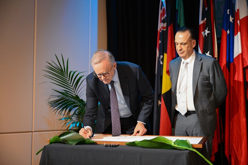 ARLC Chair Peter V'landys was credited as a driving force behind the Pacific Rugby League Partnership, signed by Prime Minister Anthony Albanese. 