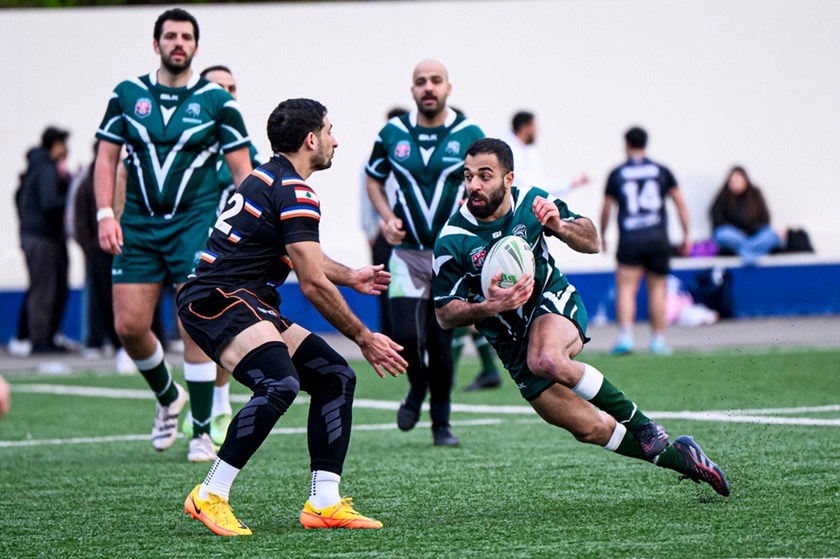 Players in Lebanon were determined to play a 9s tournament as hostilities began and are hoping matches and training can resume as soon as possible. 