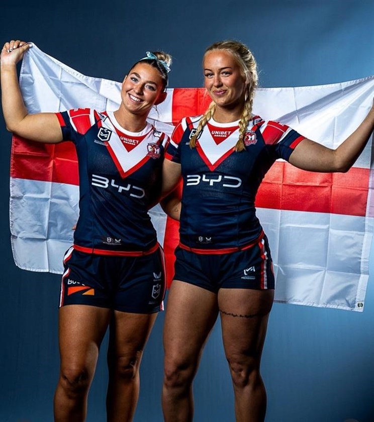 Roosters stars Jocelyn Kelleher and Jasmin Strange have expressed a desire to play for England at RLWC2026, along with Wests Tigers fullback Caitlin Turnbull.