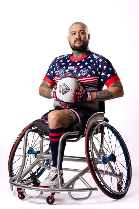 Wheelchair Rugby League has given Andy Kingsley a new purpose after losing his leg in Afghanastan.