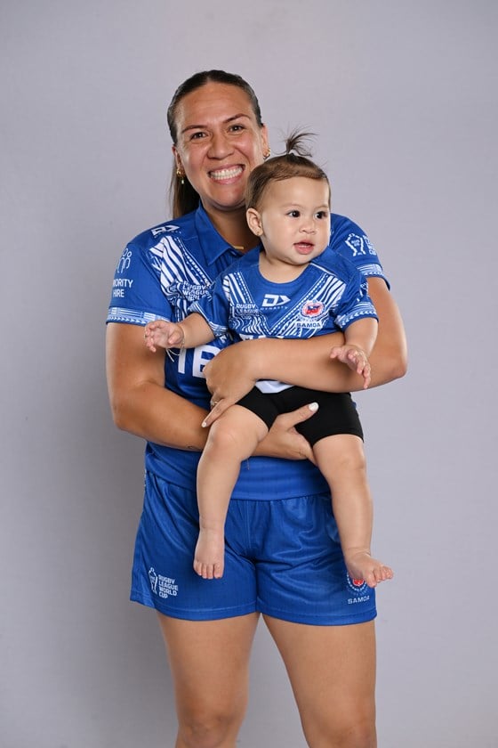 Evania Isa'ako and baby daughter Letti.