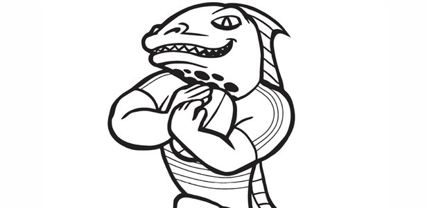 Nrl Mascots Colouring In