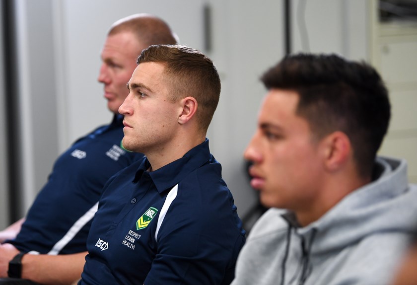 Cameron King joined NRL stars from across Australia to listen to leading mental health experts at his induction.