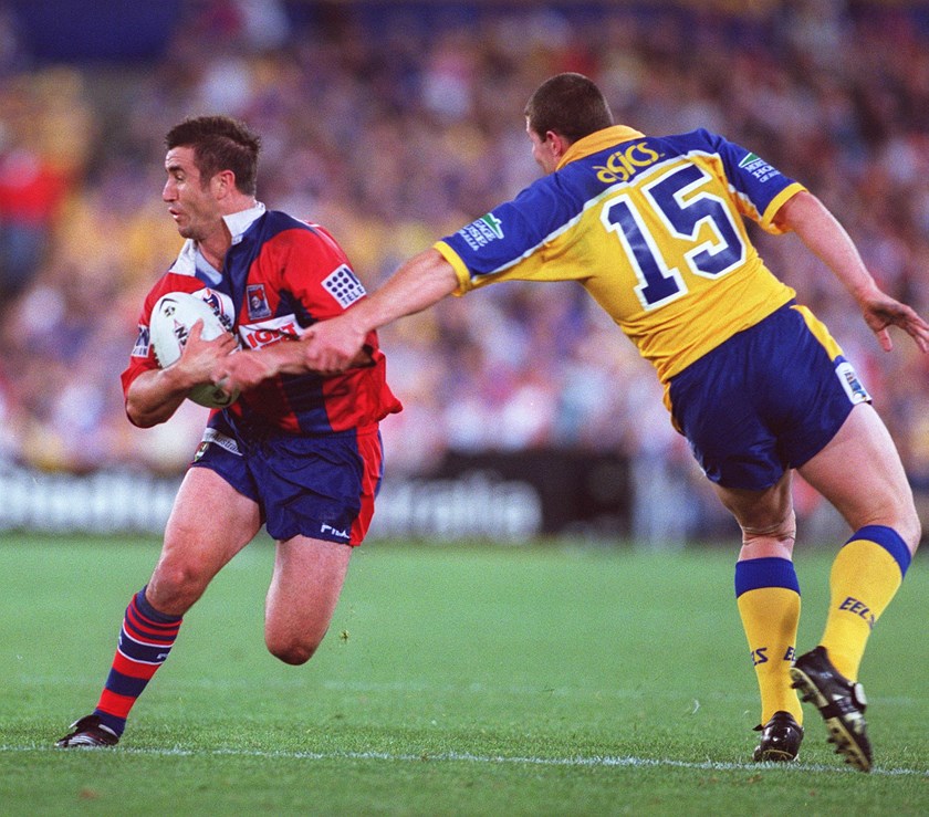 Andrew Johns tormented the Eels in the 2001 decider.