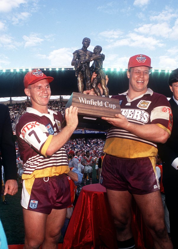 Allan Langer and Glenn Lazarus were pivotal to the Broncos' success.
