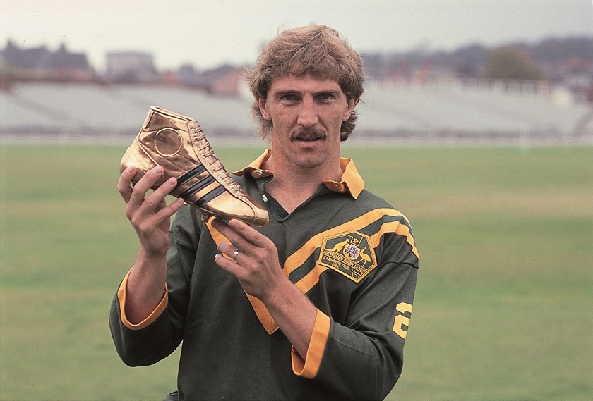 Eels legend Brett Kenny's glittering career included winning the Golden Boot in 1986.