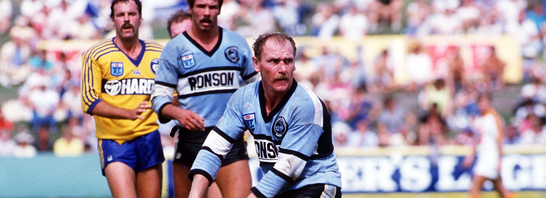 Steve Rodgers established himself as a Sharks legend by committing to the club for over a decade between 1973 and 1985.