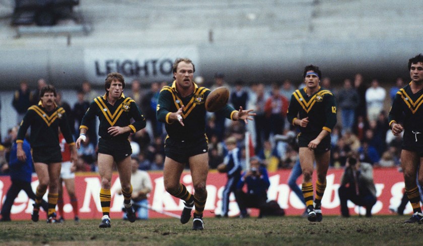 Wally Lewis enjoyed a magnificent Test career for the Kangaroos. In 1984 alone he won the Brisbane premiership, State of Origin and Australia's series against Great Britain.
