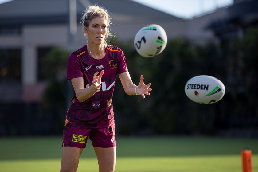Hayley Maddick is one of the emerging talents at the Broncos this season.