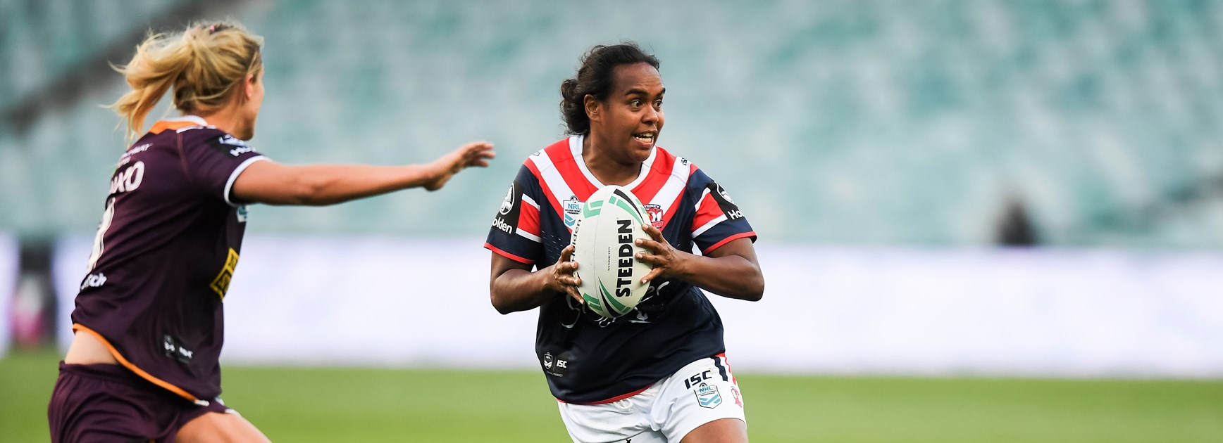 Sydney Roosters five-eighth Lavina O'Mealey.