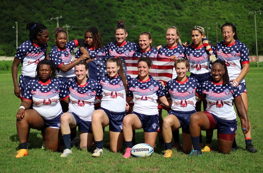 Tallisha Harden sent a message of support to the USA team before their 2023 Americas Championship match against Jamaica